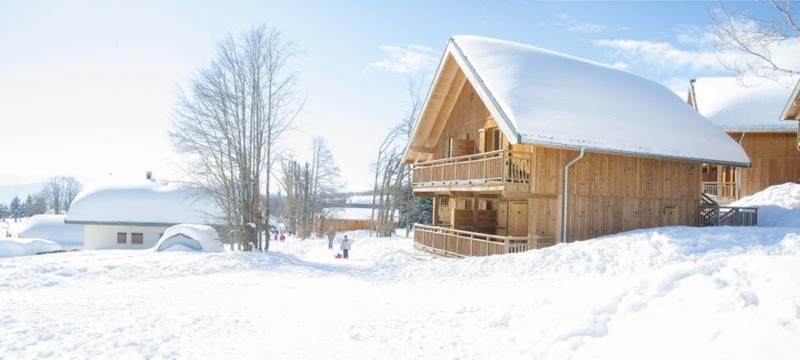 Madame Vacances Les Chalets Du Berger La Féclaz Exterior foto