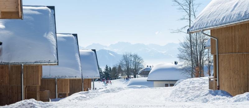 Madame Vacances Les Chalets Du Berger La Féclaz Exterior foto