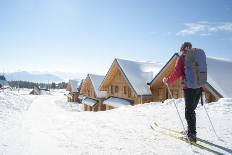 Madame Vacances Les Chalets Du Berger La Féclaz Exterior foto